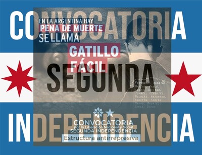 Marcha nacional contra el gatillo fácil 2019 Antirrepresivo Convocatoria Segunda Independencia