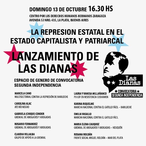 Acto lanzamiento de Las Dianas Género Convocatoria Segunda Independencia