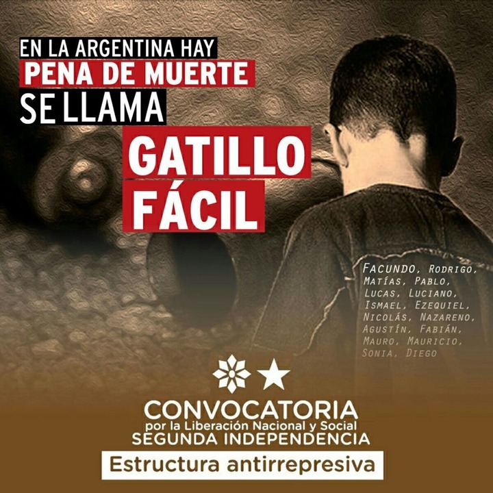GATILLO FÁCIL Nuestros documentos políticos Convocatoria Segunda Independencia