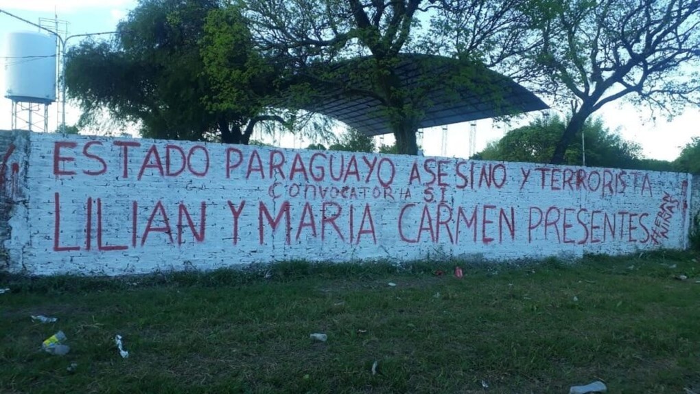 Desde Convocatoria Segunda Independencia Chaco en el marco de cumplirse un nuevo mes del cobarde y vil asesinato de Lilian y Maria Carmen en manos del Estado Terrorista paraguayo. Marchamos el 2 de Diciembre. Territorial Convocatoria Segunda Independencia