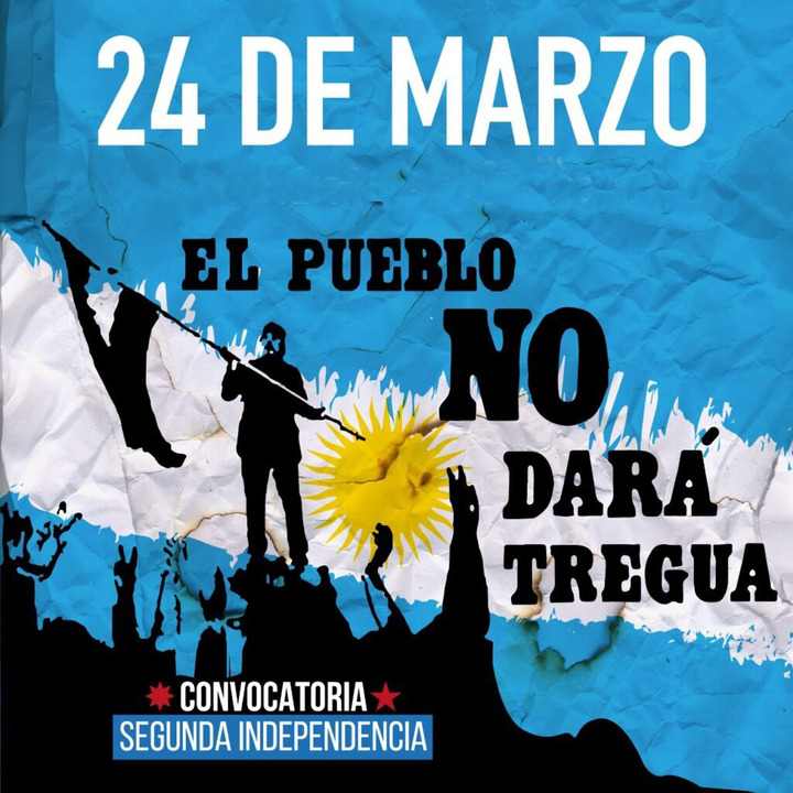 24 de Marzo de 1976.  De la  represión  feroz a las Organizaciones Revolucionarias, a  la Clase Trabajadora y al Pueblo; hasta el país que  hoy tenemos. Política Nacional Convocatoria Segunda Independencia
