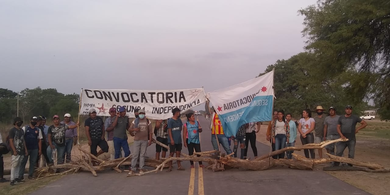Convocatoria SEGUNDA INDEPENDENCIA luchando por el agua en el Chaco En Pampa del Indio, en el Impenetrable Chaqueño. Territorial Convocatoria Segunda Independencia