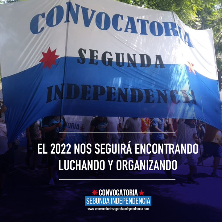 SALUDO DE FIN DE AÑO 2021 Política Nacional Convocatoria Segunda Independencia