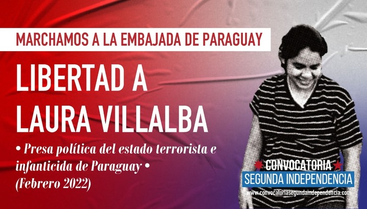 CONVOCATORIA SEGUNDA INDEPENDENCIA, 15 DE FEBRERO EN LA EMBAJADA DEL PARAGUAY. Política Nacional Convocatoria Segunda Independencia