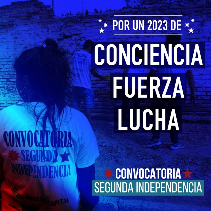 POR UN 2023 DE CONCIENCIA, FUERZA Y LUCHA HACIA LA CONSTRUCCIÓN DE UN FRENTE DE LIBERACIÓN QUE LUCHE POR EL PODER Comunicados Convocatoria Segunda Independencia