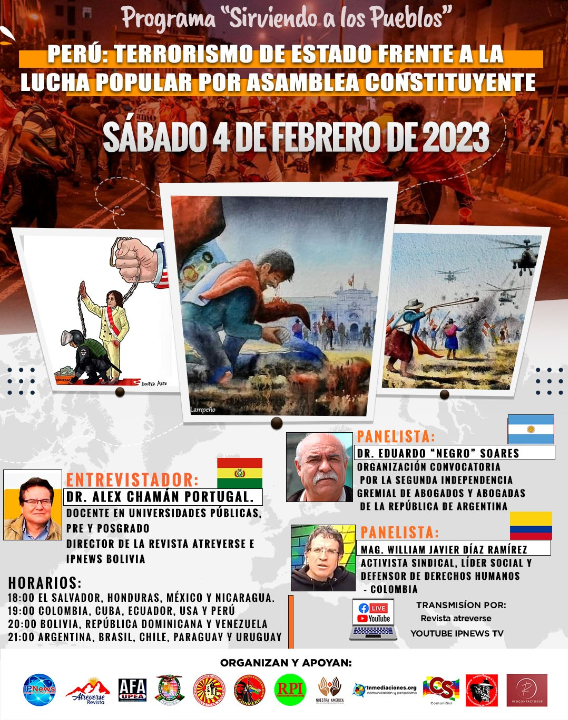 PROFUNDA CHARLA EN EL PROGRAMA SIRVIENDO A LOS PUEBLOS Artículos de Interés Convocatoria Segunda Independencia