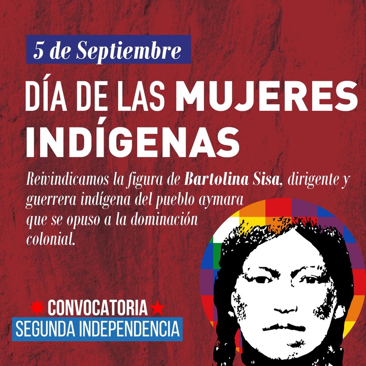 Día de las Mujeres Indígenas Memoria Histórica Convocatoria Segunda Independencia