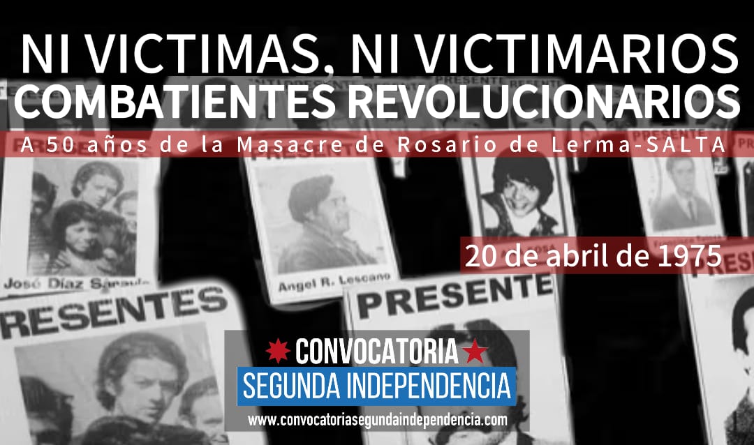 HOMENAJE A COMBATIENTES REVOLUCIONARIOS Memoria Histórica Convocatoria Segunda Independencia